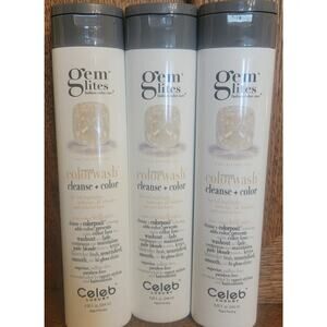 3 Pack Celeb Luxury Gemlites Citrine Colorwash Shampoo